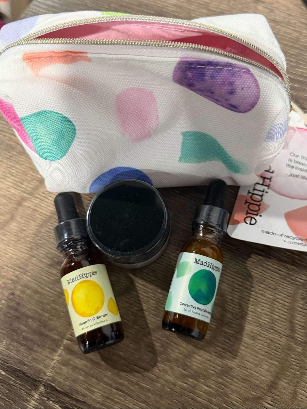 Mad Hippie Women’s Skincare Set with Travel Pouch New